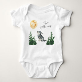Our Little Wolf Baby Shower  T Shirt