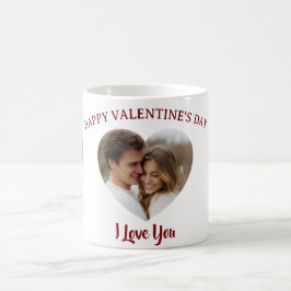 Our Love in a Mug Custom Photo Valentine’s Day Kaffemugg