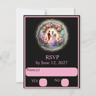 Our Love Is Brighter Than The Moon RSVP OSA Kort