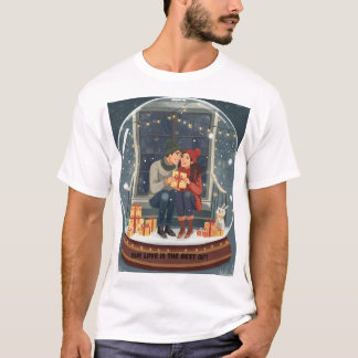 Our Love Is the Best Gift – Cozy Winter Lovers Hyg T Shirt