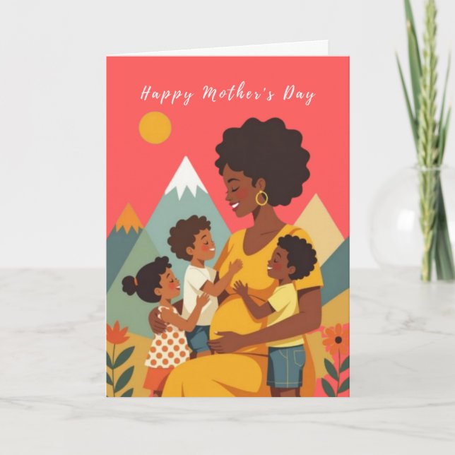 Our Love Mother's Day Card Helgkort (Framsida)