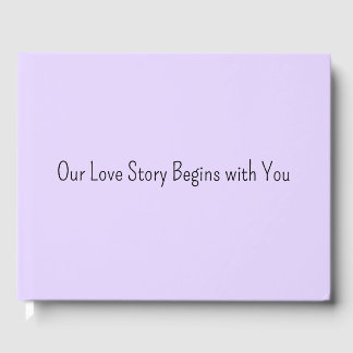 Our Love Story Begins with You Wedding Guest Book  Gästböcker