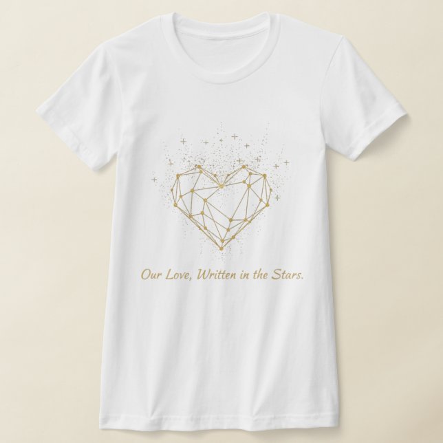 Our Love Written in the Stars T-Shirt - Geometric (Laydown)