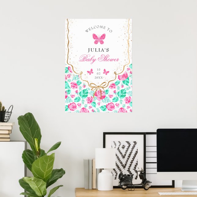 Our Lovely One Baby Shower Poster (Hemmakontoret)