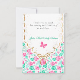 Our Lovely One Baby Shower Tack Kort