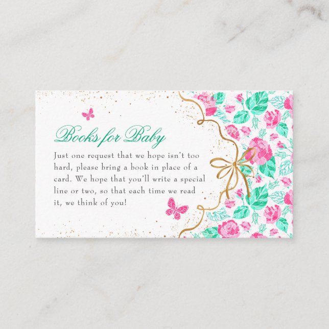 Our Lovely One Baby Shower Tilläggskort (Framsida)