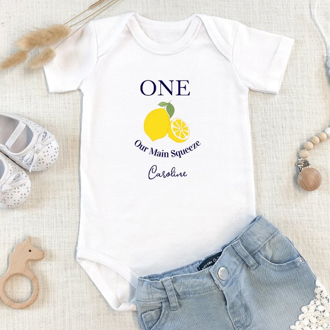 Our Main Squeeze Kids Birthday Bodysuit T Shirt (Skapare uppladdad)
