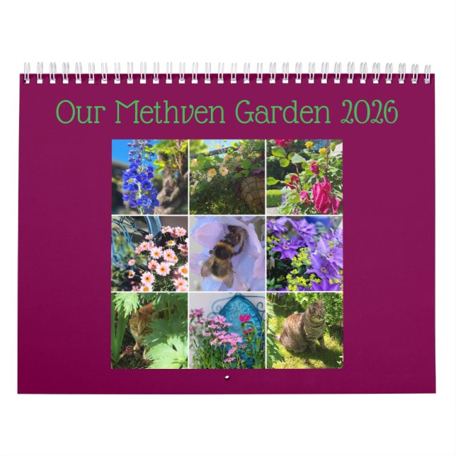 Our Methven Garden Calendar 2026 Kalender (Omslag)