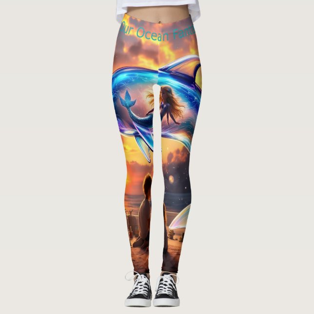 Our Ocean Fantasy - leggings | tights Girls  (Framsida)