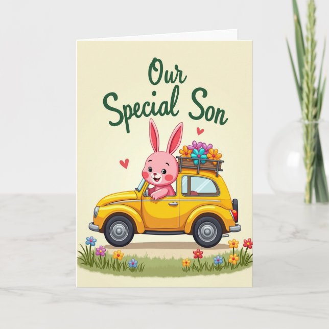 Our Special Son Greeting Card Kort (Framsida)