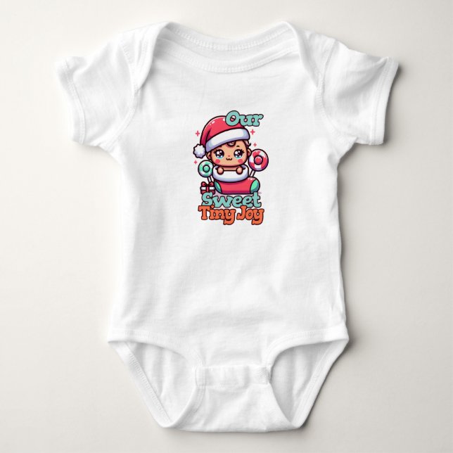 Our Sweet Tiny Joy Baby Bodysuits T Shirt (Framsida)