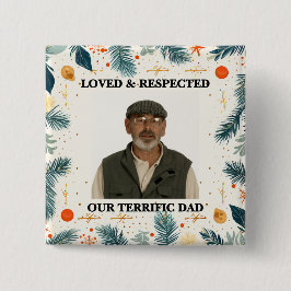 Our Terrific Dad™ Button (Customize It!) Knapp