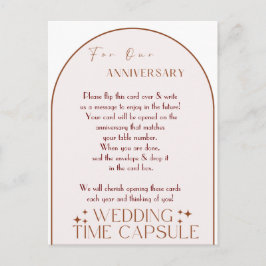 Our Wedding Time Capsule Rådkort
