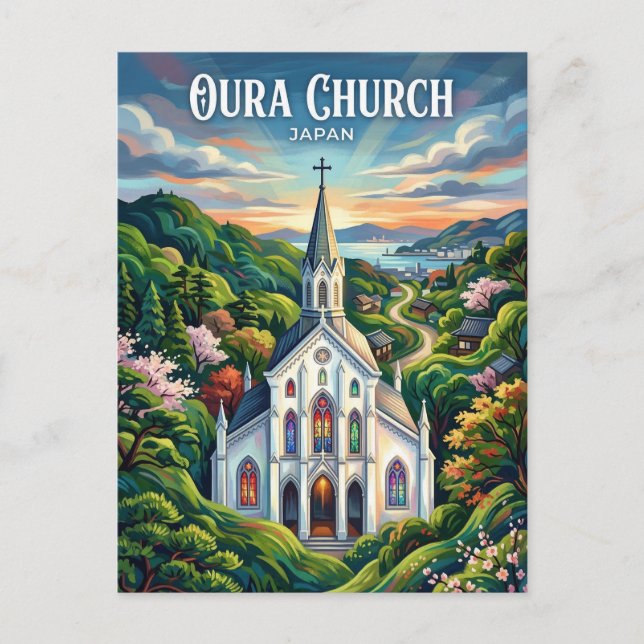 Oura kyrka Japan Vykort (Framsida)