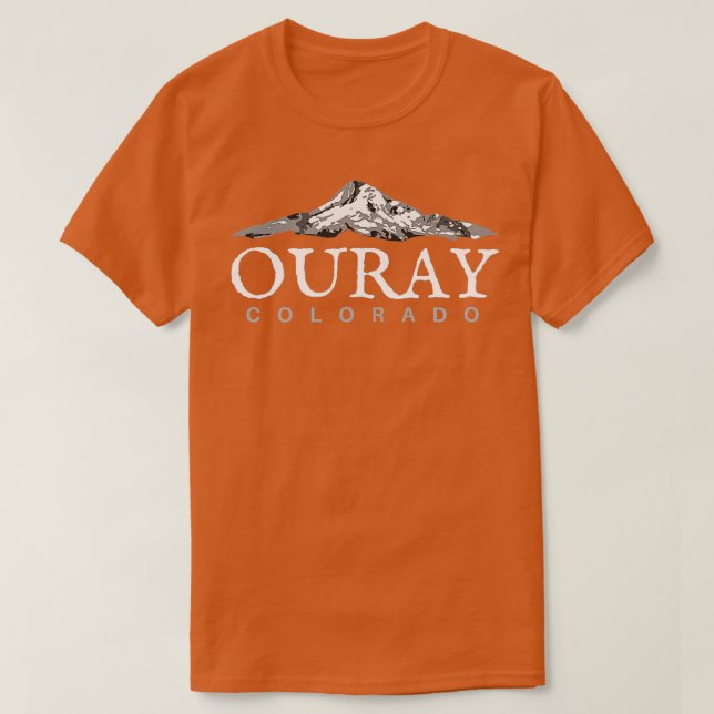 Ouray Colorado Colorado Mountain T Shirt (Design framsida)