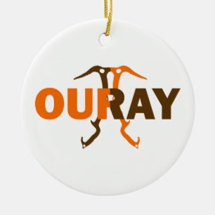 Ouray Colorado Julgransprydnad Keramik