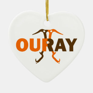 Ouray Colorado Julgransprydnad Keramik