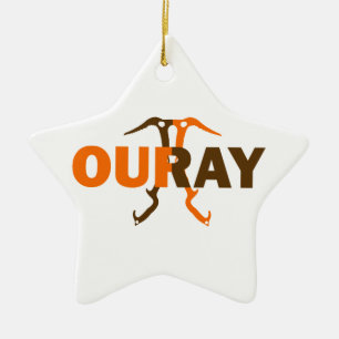 Ouray Colorado Julgransprydnad Keramik