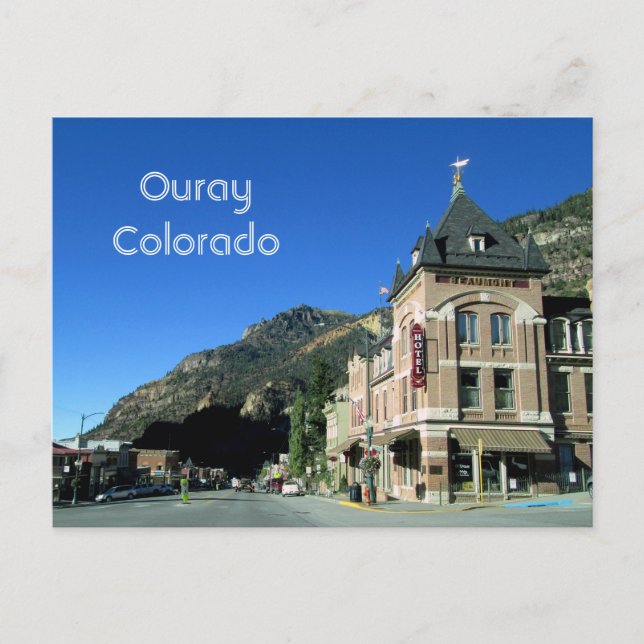 Ouray, Colorado Postcard Vykort (Framsida)