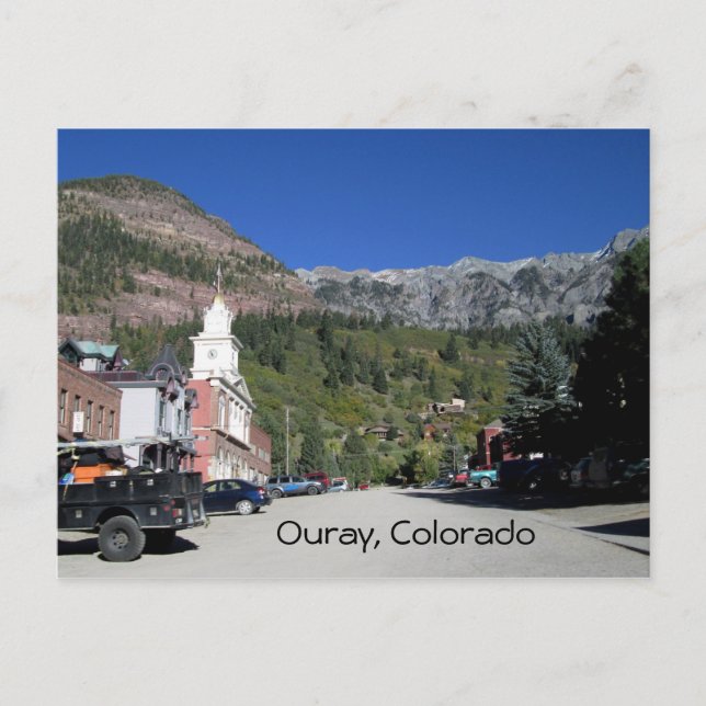 Ouray, Colorado Postcard Vykort (Framsida)