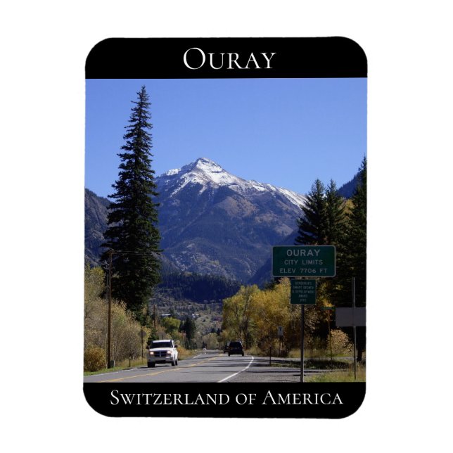 Ouray, Colorado Switzerland of America Magnet (Vertikal)