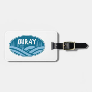 Ouray Colorado utomhus Bagagebricka