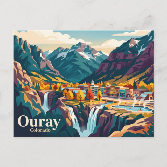 Ouray Colorado Vykort (Framsida)