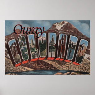 Ouray, ColoradoLarge Brev ScenesOuray, CO Poster