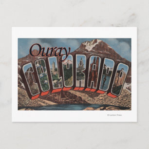 Ouray, ColoradoLarge Brev ScenesOuray, CO Vykort
