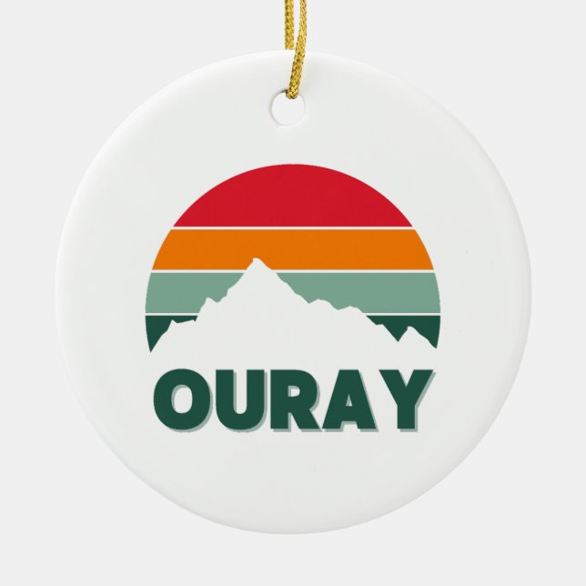 OURAY JULGRANSPRYDNAD KERAMIK (Framsidan)