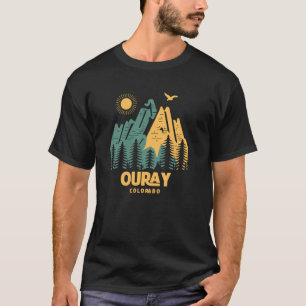Ouray Mountains Colorado Hiking Outdoor Vintage T Shirt
