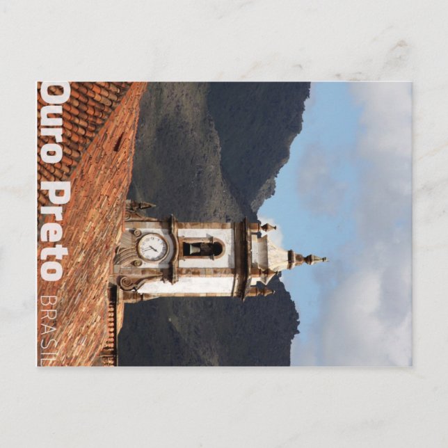 Ouro Preto vycard Vykort (Framsida)