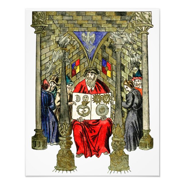 Ouroboros Dragon Alchemy Fototryck (Framsidan)