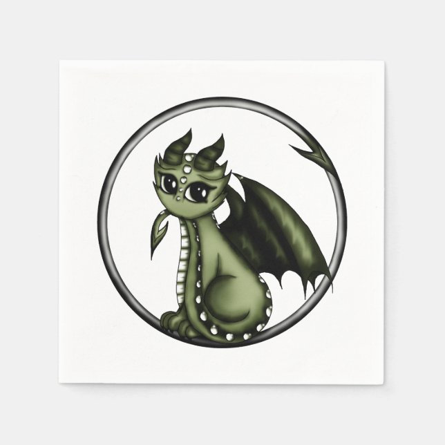 Ouroboros Dragon Pappersservett (Framsidan)