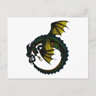Ouroboros Dragon Vykort