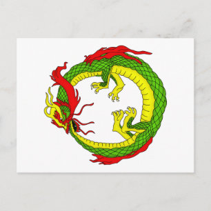 Ouroboros drake vykort