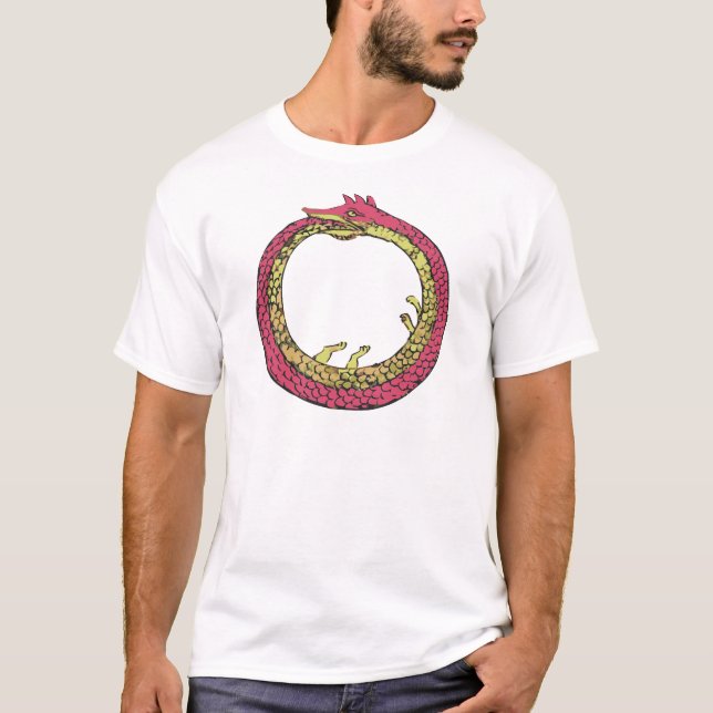 Ouroboros - evig retur t shirt (Framsida)