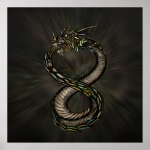 Ouroboros - oändlighetsdrake poster
