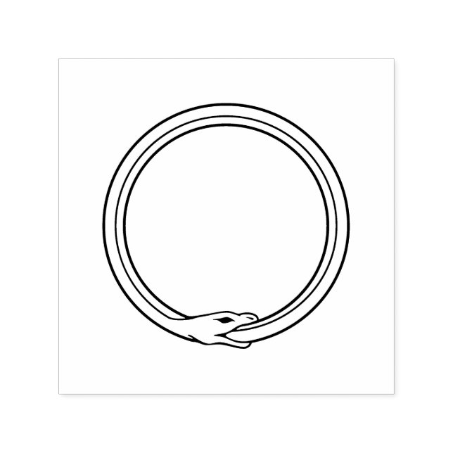Ouroboros orake golden Selden Inting Orake-symbol Självfärgande Stämpel (Design)