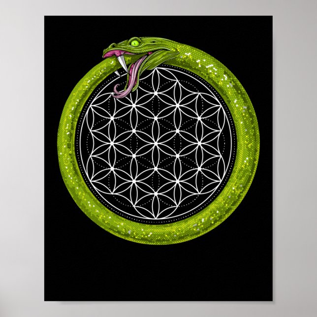 Ouroboros Snake Symbol Poster (Framsidan)