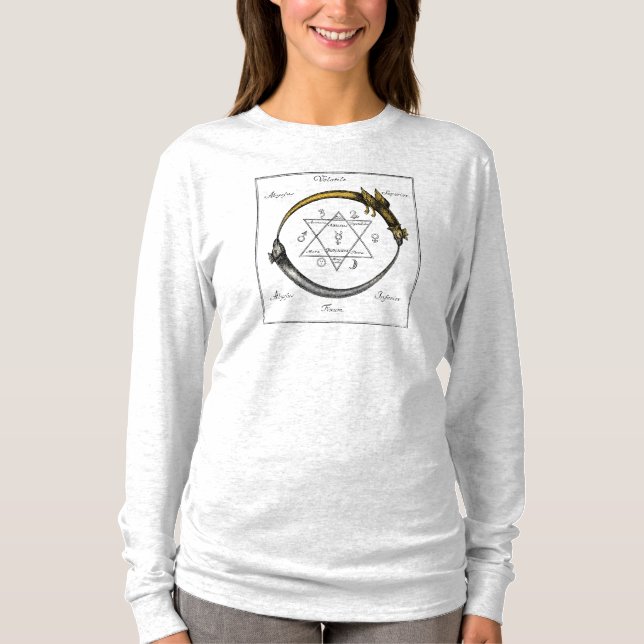 Ouroboros Symbol of Life T Shirt (Framsida)