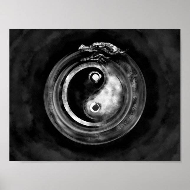 Ouroboros Yin - Yang Poster (Framsidan)