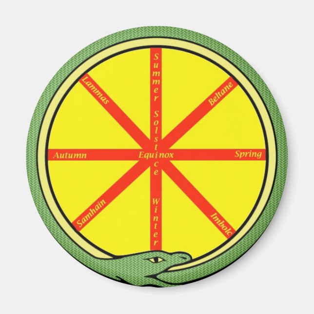 Ouroborrhjul Magnet (Framsidan)