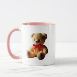 Ourson en peluche sagement assis. mugg