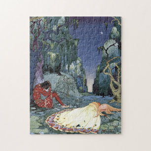 Ourson och Violette vid Virginia Frances Sterrett Pussel