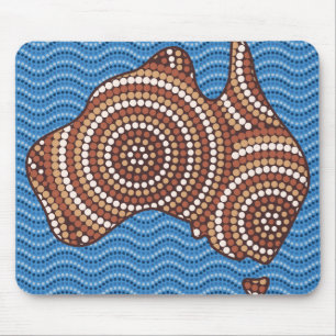 Oursprunglig Australienpunktsmålning Musmatta