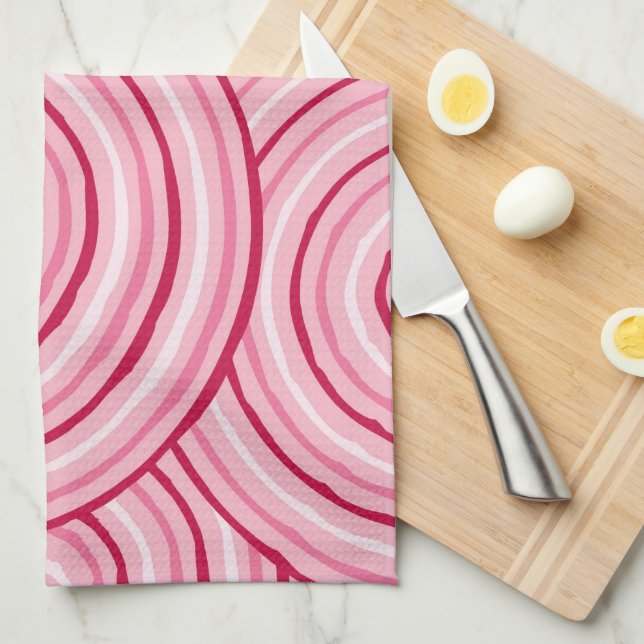 Oursprunglig linjekonfärgning kökshandduk (Vikt i Fjärdedel)