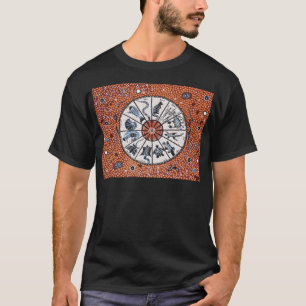 Oursprungliga stjärnschemat jord tee shirt