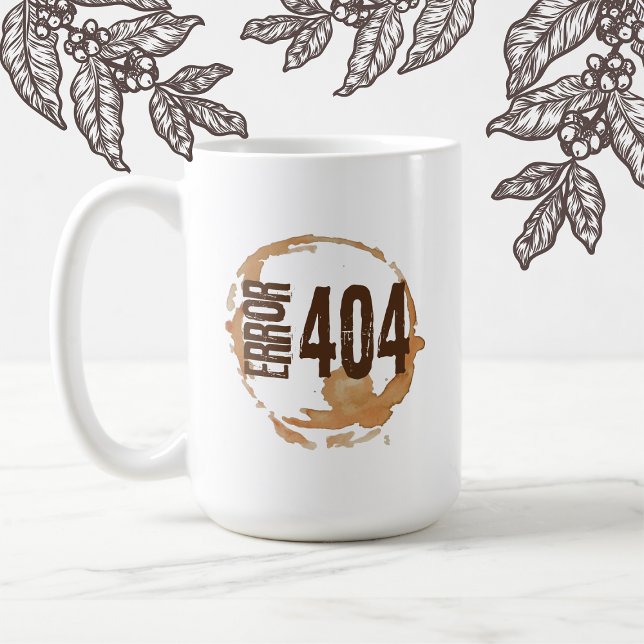 Out of Coffee Error 404 - Funny Coffee Lover Gift  Kaffemugg (Skapare uppladdad)