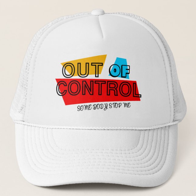 Out of Control – Bold Typography Statement Design Keps (Framsida)